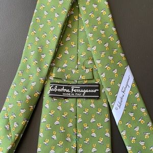 Salvatore Ferragamo silk tie